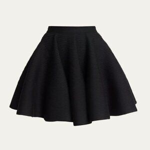 She + Sky Black Mini Skirt